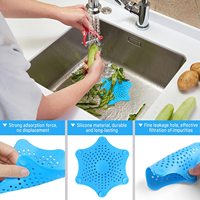 Couvercle de vidange de douche en Silicone pour salle de bain, collecteur de cheveux, offre spéciale