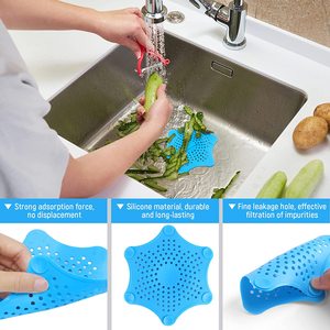 Couvercle de vidange de douche en Silicone pour salle de bain, collecteur de <span class=keywords><strong>cheveux</strong></span>, offre spéciale - Product Image 3