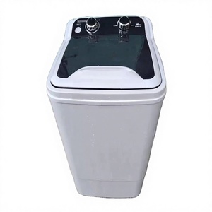 Lavadora Semiautomática de Acero Inoxidable de 7 kg, Plateada, Comercial, Portátil, de Carga Superior Automática, para el Hogar, Grande - Product Image 1