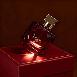 Flacon de parfum en verre vide personnalisé, peinture couleur sur mesure, luxe, unique, <span class=keywords><strong>irrégulier</strong></span>, 30ml 50ml 100ml, avec couvercle doré et boîte - Product Image 5