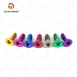 Titst <span class=keywords><strong>Allen</strong></span> Sleutel Platte Verzonken <span class=keywords><strong>Titanium</strong></span> Bout M 4X12Mm/15Mm Verzonken Zeshoek Socket <span class=keywords><strong>Titanium</strong></span> Schroef Voor Fiets Drop Shipping - Product Image 6
