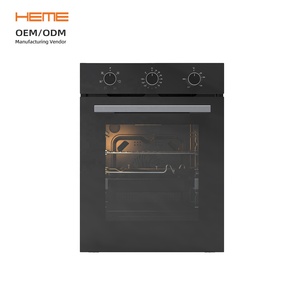 OEM ODM Wall Oven Factory Black Glass Touch Control 45cm Built in Oven With 55L 6 Functions - Product Image 1