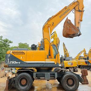 Excavatrices Hyundai 210W-9 d'occasion, machines d'occasion, pneus d'origine 210W, excavatrice Hyundai210 en état d'origine à vendre - Product Image 4