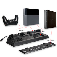 Support de refroidissement universel multifonctionnel pour console PS4/PS4 Slim, station d'accueil pour manettes, support de charge TP4-891