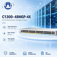 Switch Original Catalyst C1300-48MGP-4X 32x1G 16x2.5G Multigigabit PoE+ 740W 4x10G SFP+ para Rack, Oficina, Pequeñas y Medianas Empresas, Wifi 6, 2.5G
