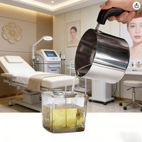 Appareil de Thérapie Dépilatoire Corporelle Multifonctionnel 1000ml, Indolore, pour Épilation des Pieds, avec Prise JP, compatible Cire de Cire d'Abeille et Cire en Grains Métallique