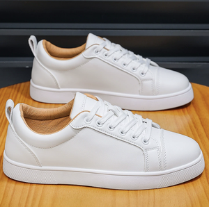 Nuove Scarpe Casual con Suola Rossa 2026, Sneakers Semplici per Giovani, Scarpe in Pelle di Tendenza, Scarpe Bianche da Pendolare - Product Image 3