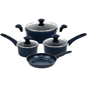 Ensemble de casseroles et poêles en céramique de haute qualité, modernes, avec poignées douces au toucher, 8 pièces, en aluminium forgé - Product Image 5