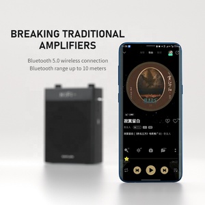 Bộ khuếch đại giọng nói <span class=keywords><strong>Bluetooth</strong></span> Saintlark mới, loa âm thanh chuyên nghiệp mini với micro có dây - Product Image 6