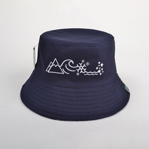 Ngoài trời Kem chống nắng Xô <span class=keywords><strong>hat</strong></span> Mens Womens giá rẻ 100% bông gấp lên thêu mặt trời ngư dân xô <span class=keywords><strong>hat</strong></span> - Product Image 3