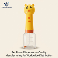 Distributeur de mousse pour animaux de compagnie en forme de canard, machine à bulles électrique automatique pour le bain des chiens et des chats, rechargeable par USB, 300 ml, machine à mousser le shampoing