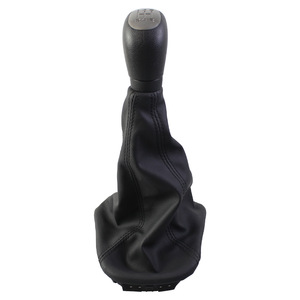 หัวเกียร์รถยนต์ Lada Next หนังสีดำ 5 สปีด คันเกียร์แบบ Ergonomic อะไหล่ตกแต่ง - Product Image 3
