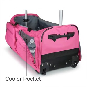 BSCI Top-rated <b>Wheeled</b> Collapsible Rolling Garment Rack for Dance Costumes, Duffel <b>Bags</b>, and Rolling Dance <b>Bags</b> with Rack - Product Image 3