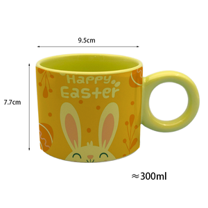Tazze da Caffè in Ceramica Stile Classico GZYSL, Design Creativo Fatto a Mano con Manico Ondulato per Uso con Acqua, Origine Guangdong - Product Image 6