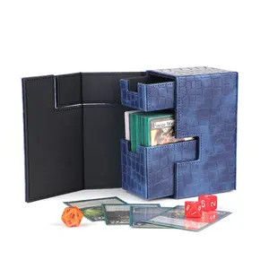 مخصصة متعددة الألوان بو أغطية جلد هدية صندوق تعبئة وتخزين