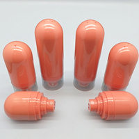 Bouteilles à pompe sans air en plastique pour cosmétiques naturels de luxe en gros, 15 ml, 30 ml, 50 ml