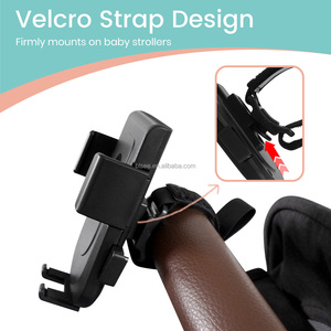 Soporte de teléfono para cochecito para volante, manillares, bicicletas, material PP impermeable para uso de compras en gimnasio compatible - Product Image 3
