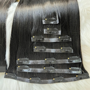 2025 New Design <strong>Invisible</strong> Clip in Hair <strong>Extension</strong> Heavy Gram 200g Available More <strong>Invisible</strong> and Can Wear on the <strong>Hairline</strong> Part
