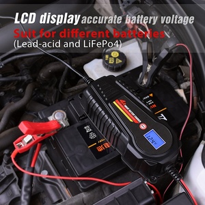 <span class=keywords><strong>Chargeur</strong></span> de <span class=keywords><strong>batterie</strong></span> intelligent LCD 6V/12V 4A en gros pour usine - Mainteneur intelligent entièrement automatique personnalisé pour <span class=keywords><strong>voiture</strong></span> et moto - Product Image 3
