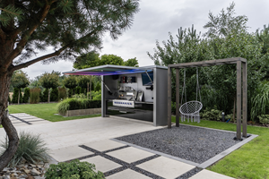 Cuisine extérieure de villa moderne personnalisable, construction en acier inoxydable, <span class=keywords><strong>porte</strong></span> en aluminium résistante aux intempéries, design modulaire - Product Image 6