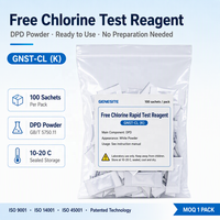 Analyseur portable de chlore : Testeur de chlore résiduel total, d'ozone et de ClO2 (méthode DPD), analyseur de turbidité pour piscines et applications industrielles