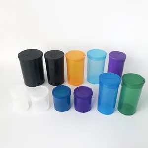 Trẻ Em Kháng 6/13/19/30/60Dram Nhựa Pop Top Chai Lọ, Bóp Pop Top Ống Thuốc Pill Capsule Container Pots