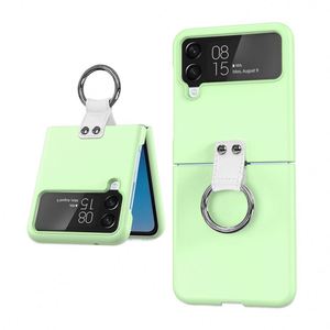 Para <span class=keywords><strong>Samsung</strong></span> Galaxy Z Flip <span class=keywords><strong>4</strong></span> Ring Case Z Flip 3 Anti-caída TPU PC a prueba de golpes Proteger la cubierta del teléfono móvil Carcasa - Product Image 1
