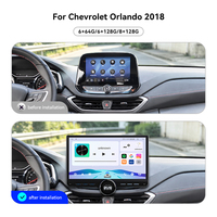 Autoradio Foforfor 11,5'' à bouton unique pour Chevrolet Orlando 2018, Android 15, Carplay, Auto, Lecteur multimédia stéréo, GPS, DSP, 4G