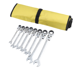 Kit de clés à cliquet et clés à douille métriques flexibles de qualité professionnelle, 22 pièces, personnalisable OEM, pour réparation automobile - Product Image 1