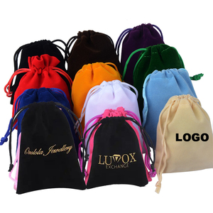 Chất Lượng Cao Da Lộn <span class=keywords><strong>Pouch</strong></span> Nhung Đồ Trang Sức Dây Kéo Túi Bán Buôn Tùy Chỉnh In <span class=keywords><strong>Logo</strong></span> Cho Món Quà Cho - Product Image 1