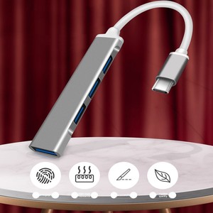 Type-<span class=keywords><strong>C</strong></span> 1-<span class=keywords><strong>4</strong></span> 4K <span class=keywords><strong>USB</strong></span> 3.0 허브 어댑터 케이블 맥북/전화/PC용 <span class=keywords><strong>4</strong></span>-in-1 OTG 컨버터 HDTV RoHS 인증 재고 - Product Image 3