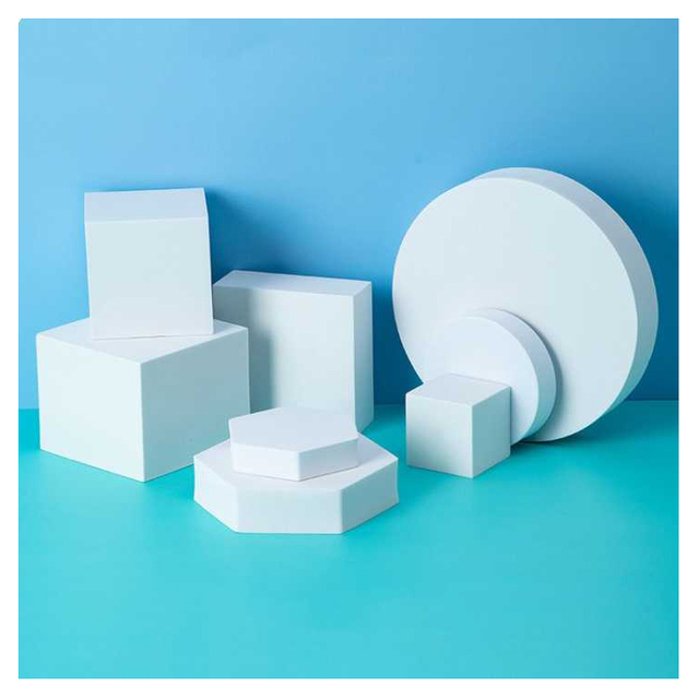 8PCS Geometric Cube Photo Props Set Photography Photo Background for Jewelry Food Drink Cosmetics Makeup Shooting Props