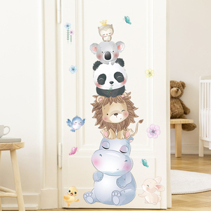 Pegatina <span class=keywords><strong>de</strong></span> animales <span class=keywords><strong>de</strong></span> dibujos animados, Mural <span class=keywords><strong>de</strong></span> león, elefante, Panda <span class=keywords><strong>para</strong></span> dormitorio <span class=keywords><strong>de</strong></span> niños, papel tapiz autoadhesivo <span class=keywords><strong>para</strong></span> sala <span class=keywords><strong>de</strong></span> estar <span class=keywords><strong>de</strong></span> bebé, calcomanía decorativa - Product Image 4