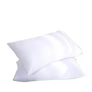 Vente en gros 100% coton Jersey résistant à l'eau taie d'oreiller anti-acariens taie d'oreiller