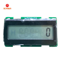 وحدة عداد نبضات رقمية XMCU WT06102 بشاشة LCD ذات 6 أرقام، شريحة توقيت مدمجة، استهلاك منخفض للطاقة، تغليف بشعار مخصص