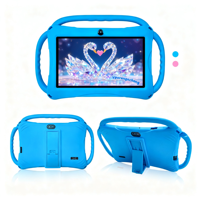 7 pouces HD écran capacitif enfants tablette PC MTK Quad Core 2GB + 32GB 3000MAH batterie Android12 Wi-Fi double caméra 0.3MP + 2MP nouveau