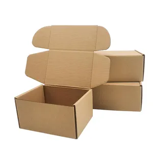 호감 증거 화이트 배송 상자 우편물 화이트 크래프트 골판지 우편물 선물 상자 소규모 비즈니스 포장