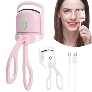 <b>USB</b> Heated Electric Eyelash Curler Quick <b>Heating</b> Long Lasting Lash Perm Beauty Tool - Product Image 2