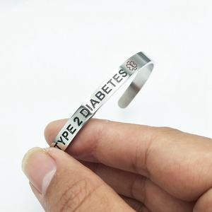 FT-23 Iniziale Monili 2020 di Pressione Sanguigna Diabete Bracciali Epilessia Medica Logo In Acciaio Inox Al Titanio Del Polsino Del Braccialetto Del Braccialetto - Product Image 2