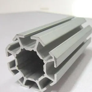 Exposición Perfil de aluminio Extrusión vertical 50mm Sistema de serie de 8 vías para exposición