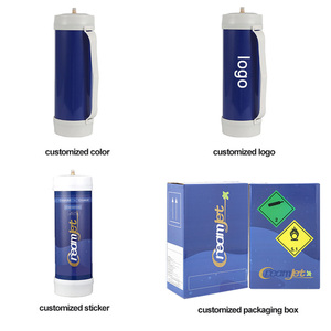 Bouteille de gaz CO2/N2 pour crème fouettée Creamjet, stock UE, livraison rapide, qualité alimentaire, outils pour desserts, réservoir de gaz - Product Image 3