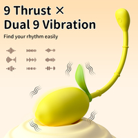 Nouveau 2026 – Mini vibromasseur en forme de citron jaune, modèle Love Ball Leaf, pour femme – Fabrication OEM/ODM
