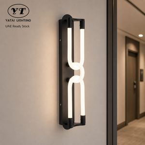 Applique murale LED décorative moderne en acrylique pour chambre, salon, couloir, hôtel, villa avec design à température de couleur sélectionnable - Product Image 1
