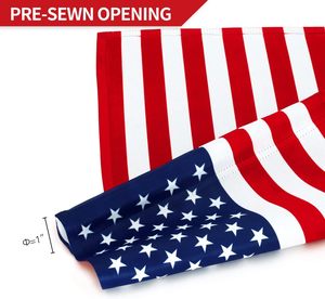 Оптовая продажа, США, 4-й День Независимости, патриотические декоративные садовые флаги, 12x18, двусторонний дворовый флаг - Product Image 2