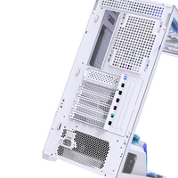 Gabinete de PC Lovingcool Grande, Tipo Full Tower, Compatible con E-ATX, Laterales de Doble Cristal, Compatible con Radiador de 360 mm, Alto Flujo de Aire, para Juegos