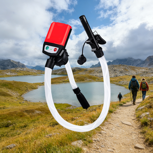 Pompe de transfert de carburant semi-automatique alimentée par batterie DC/USB, 4 adaptateurs, 3,8 GPM, basse pression, OEM 5V/12V, industrie automobile, 1 an - Product Image 5