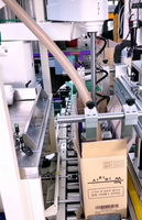 Robot SCARA d'emballage de cartons à 4 axes avec vision 2D et suivi par convoyeur pour sachets et bouteilles en plastique