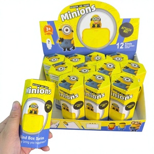 12 Piezas/Set de Cajas Sorpresa de Muñecos de Dibujos Animados (Patas de Ángel, <span class=keywords><strong>Minions</strong></span>, Los Vengadores) para Decoración de Móviles, Coches y Ordenadores - Venta al por Mayor - Product Image 1