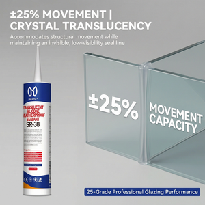 INGADA SR-38 Neutraler Transluzenter Silikon-Wetterfester Dichtungskitt für Bau und Außenbereich - Product Image 4