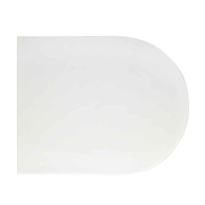Siège de toilette à fermeture douce, blanc, longueur 48 cm, largeur 39 cm, pour utilisation dans la salle de bain - Product Image 1
